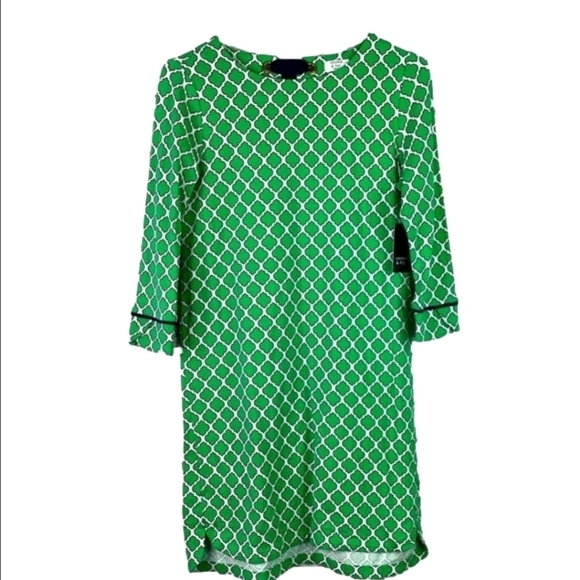 CROWN & IVY PETITE SIZE S PP PETITE GREEN SUMMER BEACH DRESS VACATION NWT - Picture 1 of 11